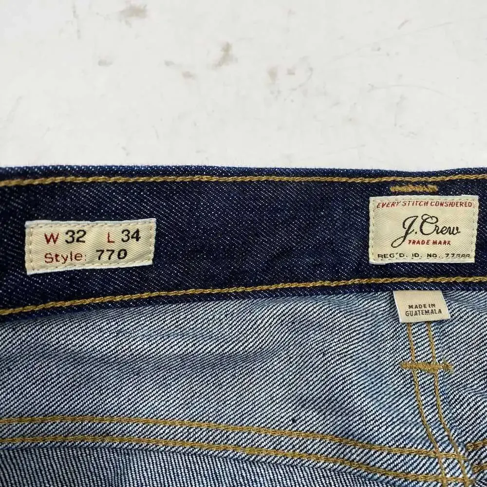 J. Crew Dark Wash 770 Straight Leg Jeans | Men’s Regular 32